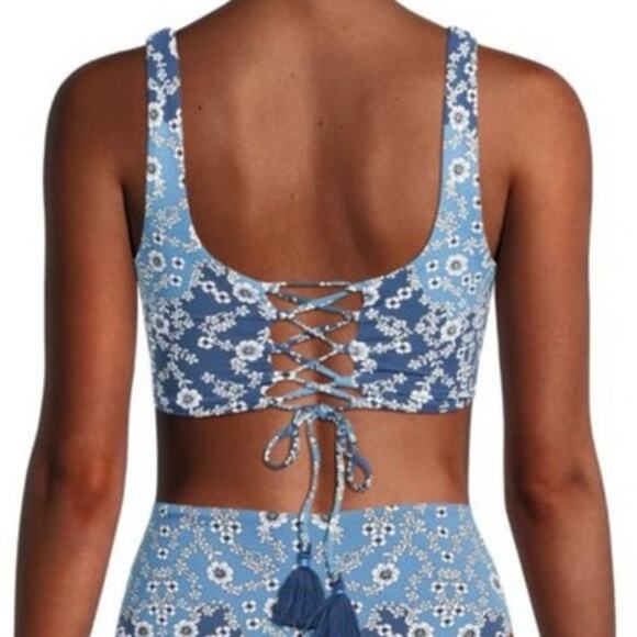 Maagi EUC Reversible Victorian Wall Guinea Tie Up Bikini Top - Picture 3 of 8